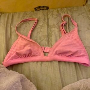 Pink swim top